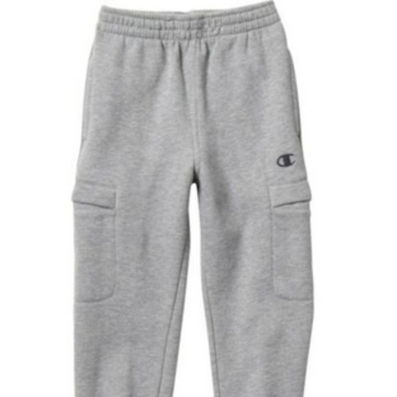 Champion NEW Active Jogger Pants Sweatpants Boy's Toddler Kids Warm Cotton NAVY - Picture 4 of 16